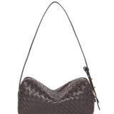 Elleme - Trousse Woven Leather Dark Brown