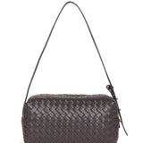 Elleme - Trousse Woven Leather Dark Brown