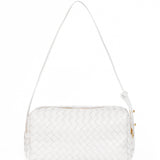 Elleme - Trousse Woven Leather White