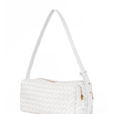 Elleme - Trousse Woven Leather White