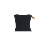 GABRIELA HEARST - Laurel Top in Black Wool Silk Cady