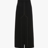 Victoria Beckham - Deconstructed Floor-Length Skirt In Black