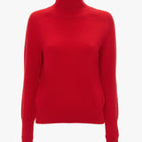 Victoria Beckham - Polo Neck Jumper In Red