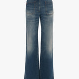 Victoria Beckham - Alina High Waisted Jean In Heavy Vintage Indigo Wash