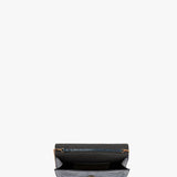 Victoria Beckham - Wallet On Chain In Midnight Croc Embossed Leather