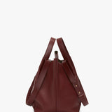 Victoria Beckham - W11 Medium Tote Bag In Burgundy Leather