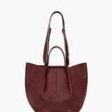 Victoria Beckham - W11 Medium Tote Bag In Burgundy Leather