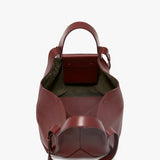 Victoria Beckham - W11 Medium Tote Bag In Burgundy Leather