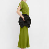 Victoria Beckham - Gathered Waist Midi Dress In Parrot Green