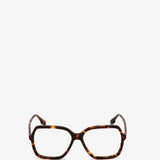 Victoria Beckham - Guilloche Frame Opticals In Dark Havana