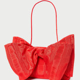 Roeffler Randall - Valerie Red Moiré Bow Clutch