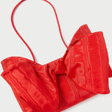 Roeffler Randall - Valerie Red Moiré Bow Clutch