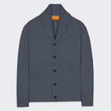 Guest In Residence - Varsity Cardigan - Charcoal