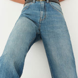 Victoria Beckham - Exclusive Julia High Waisted Jean In Mid Blue