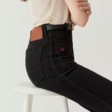 Victoria Beckham - Exclusive Alina High Waisted Stretch Jean In Washed Black