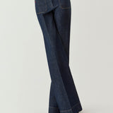 Victoria Beckham - Exclusive Alina High Waisted Jean In Indigo Rinse