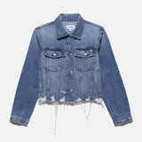 FRAME - Le Vintage Jacket Raw Hem -- Rossum Rips