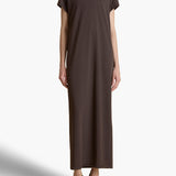 Khaite - Verda Dress in Dark Brown