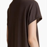 Khaite - Verda Dress in Dark Brown