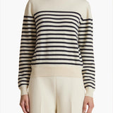 Khaite - Viola Sweater in Glaze and Midnight Stripe