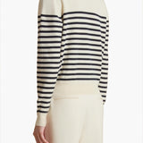 Khaite - Viola Sweater in Glaze and Midnight Stripe