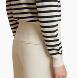 Khaite - Viola Sweater in Glaze and Midnight Stripe