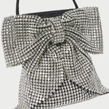 Roeffler Randall - Violet Silver Diamanté Bow Crossbody