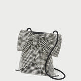 Roeffler Randall - Violet Silver Diamanté Bow Crossbody