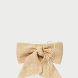 Roeffler Randall - Violet Natural Straw Bow Crossbody