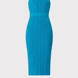 Herve Leger - RIBBED POINTELLE MIDI DRESS