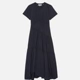 FRAME - The Gathered Dress -- Navy