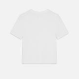 FRAME - The Rib Baby Tee -- White