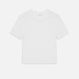 FRAME - The Rib Baby Tee -- White