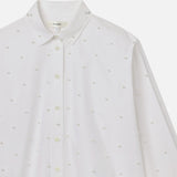 FRAME - The Oversized Pearl Shirt -- White