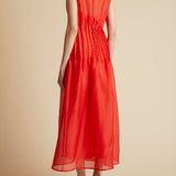 Khaite - Wes Dress in Fire Red