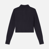 FRAME - Shrunken Cashmere Cardi -- Navy