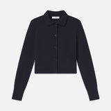 FRAME - Shrunken Cashmere Cardi -- Navy