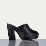 FRAME - Elio Clog -- Noir