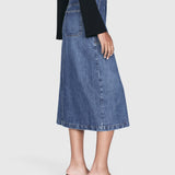 FRAME - Modern Pocket Midi Skirt -- October