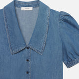 FRAME - Denim Sailor Blouse -- Starlet