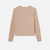 FRAME - Long Sleeve Baby Tee -- Almond Pink