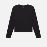 FRAME - Long Sleeve Baby Tee -- Black