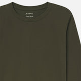 FRAME - Long Sleeve Baby Tee -- Rich Military