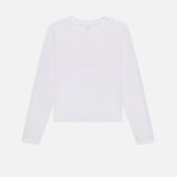 FRAME - Long Sleeve Baby Tee -- White