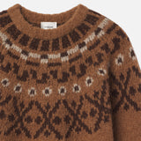 FRAME - Fair Isle Sweater -- Camel Multi