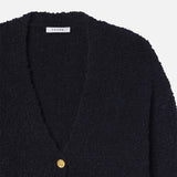 FRAME - Boyfriend Boucle Cardi -- Navy