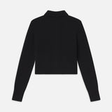 FRAME - Shrunken Cashmere Cardi -- Black