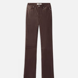 FRAME - The Slim Stacked Leather Pant -- Espresso