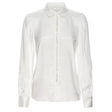 FRAME - Round Collar Shirt -- Cream