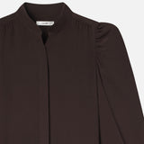 FRAME - Gillian Long Sleeve Top -- Espresso